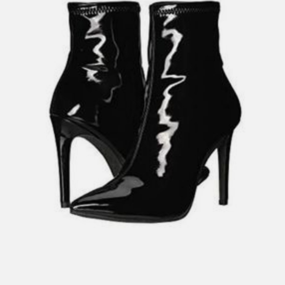 Jessica Simpson Pelina Women's Faux Napa Leather Bootie Size 7 M